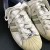 adidas Кеды SUPER STAR с низким вырезом 5.5 23.5 белые трилистник(ИСПОЛЬЗОВАЛ)
