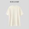 Women's Heavyweight Cotton Short Sleeve Crew Neck Printed Tee