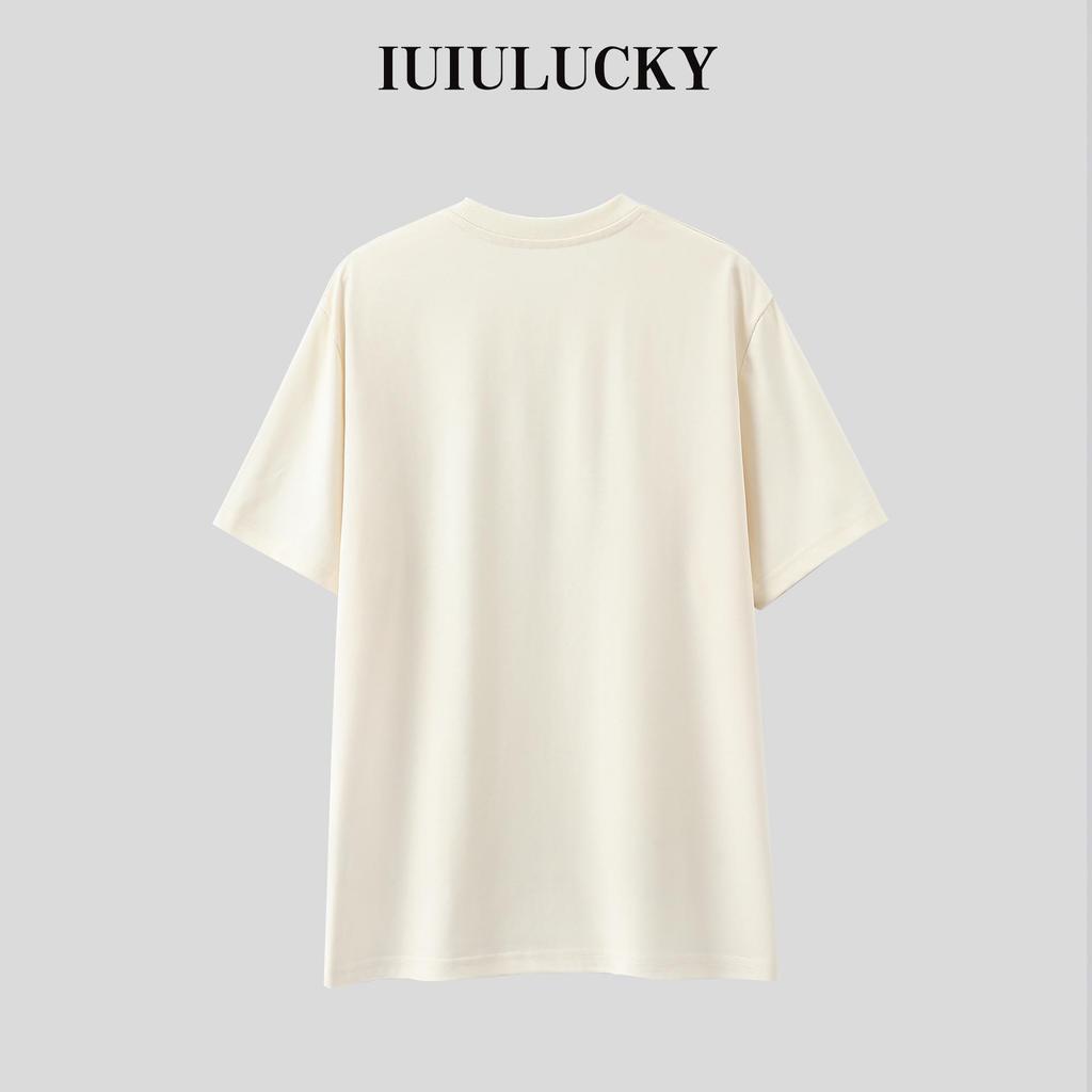 Women's Heavyweight Cotton Short Sleeve Crew Neck Printed Tee