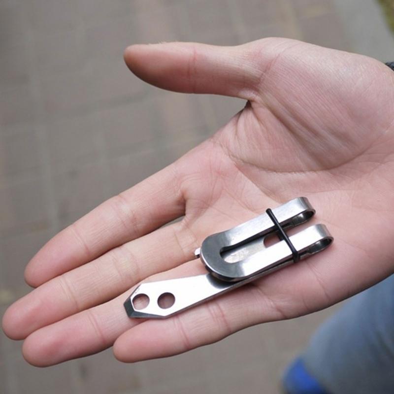 EDC сумка подвесной зажим карабин из нержавеющей стали открытый инструмент Quicklink многофункциональные инструменты карманный инструмент для кемпинга длина 7,2 см
