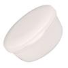 Compact Round Shape Soap Box Case Dish Container Holder with Draining Plate Cover for Travel