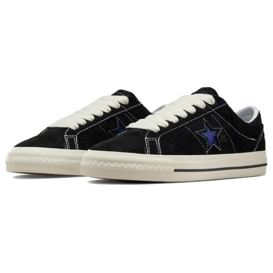 Quartersnacks X Converse One Star Pro Low Black Men Sneakers Egret Hyper-Blue A09555C