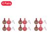1/2/4/6/8/10 Pairs Bike Brake Pad Organic Resin MTB Mountain Cycling Bike Bicycle Disc Brake Pads Electric Scooter Replacement