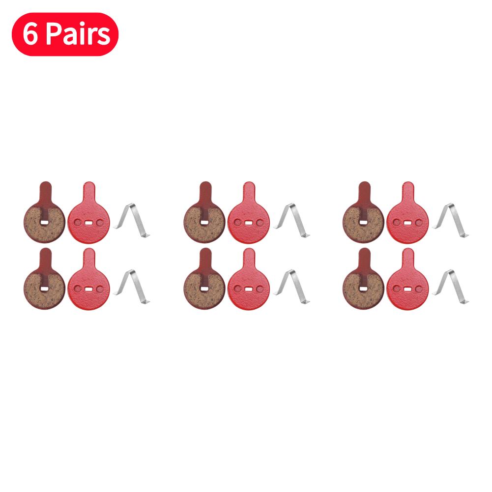 1/2/4/6/8/10 Pairs Bike Brake Pad Organic Resin MTB Mountain Cycling Bike Bicycle Disc Brake Pads Electric Scooter Replacement