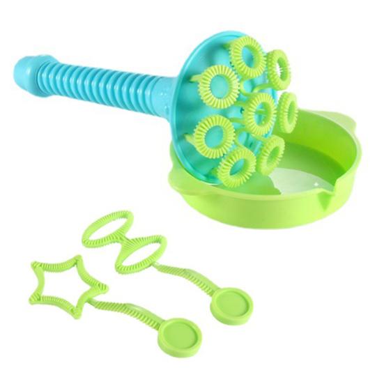 Детская труба-мыльница с наполнителем для мыльного раствора, палочка для выдувания пузырей с несколькими отверстиями, игрушка для мальчиков и девочек, выдувающая мыльные пузыри