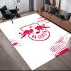 RBL logo Flannel Printed Carpet, Home Sofa Decoration for Living Room & Bedroom, Non‑Slip Play Flannel Floor Mat for Game Room