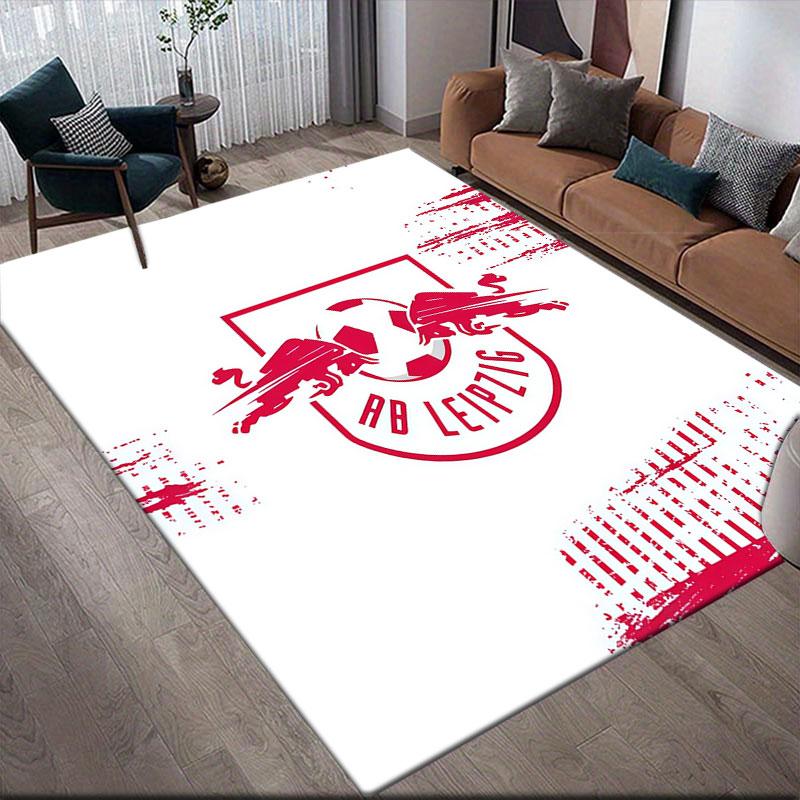 RBL logo Flannel Printed Carpet, Home Sofa Decoration for Living Room & Bedroom, Non‑Slip Play Flannel Floor Mat for Game Room