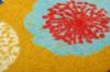 Ikehiko Entrance Mat Foresta Orange 59 x 90cm Floral Pattern Outdoor Mat Approx. #2042069