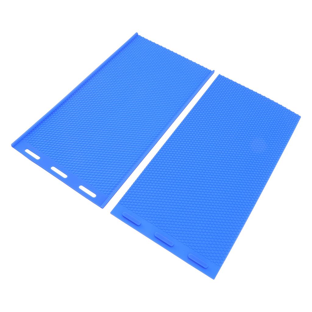 2Pcs Silicone Beeswax Sheet DIY Mold Soft Press Sheet Mould Tools Beeswax Embosser Machine for