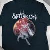 Винтаж Футболка Satyricon Подарок для фанатов Хлопок Черная Футболка для мужчин CM228 Унисекс Футболка