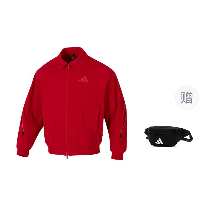 adidas Китайская куртка Мужская Энергетический Красный JZ4193