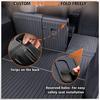 TPE Car Integrated Trunk Liners For Tesla Model Y Juniper 2025 2026 Double Layerd Mats Trunk Door Sill Guard Plate Backrest Mats