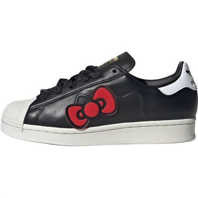 Hello Kitty x Originals SUPERSTAR Низкие детские кеды для скейтбординга Черно-белые кроссовки IG6995