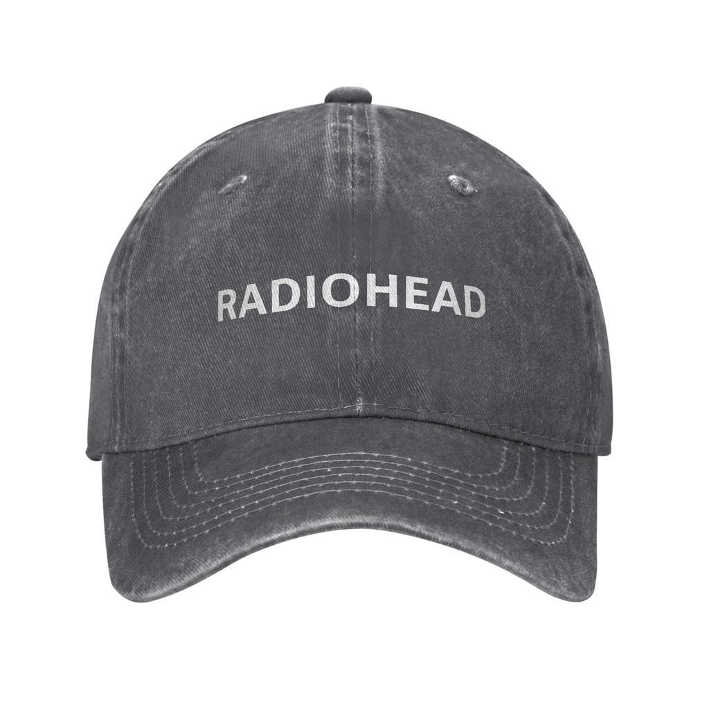 Унисекс Женская Бейсболка Radioheads Потертые Хлопковые Кепки Кепка Винтажная Для Активного Отдыха Регулируемая Кепка Snapback