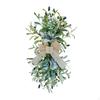 Stair Swag, Artificial Olive Wreath Front Door Wall Window Decor Greenery for All Seasons