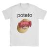 Fashion Kasane Teto Graphic Print Men's Crew Neck Fun Cute Short‑Sleeve Original Design Short‑Sleeve Comfortable T shirt