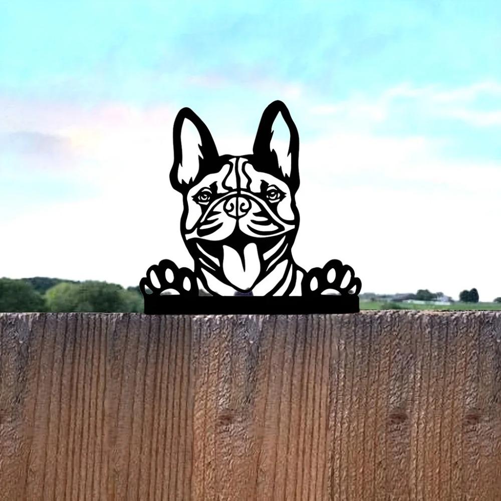 1 шт. Металлический садовый колышек Ultimate Dog Steel Silhouette - идеальное украшение на открытом воздухе и подарок на день рождения