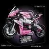 Образовательный Модель Дорожного Мотоцикла M1000 RR 42130 Строительные Блоки Творческие Технические MOC Сборные Кирпичики Розовый Настольный Подарок Идея
