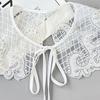 Beaded Lace Embroidery Fake Collar Versatile Collar Shirt Sweater Collar Decorative Accessories Small Shawl