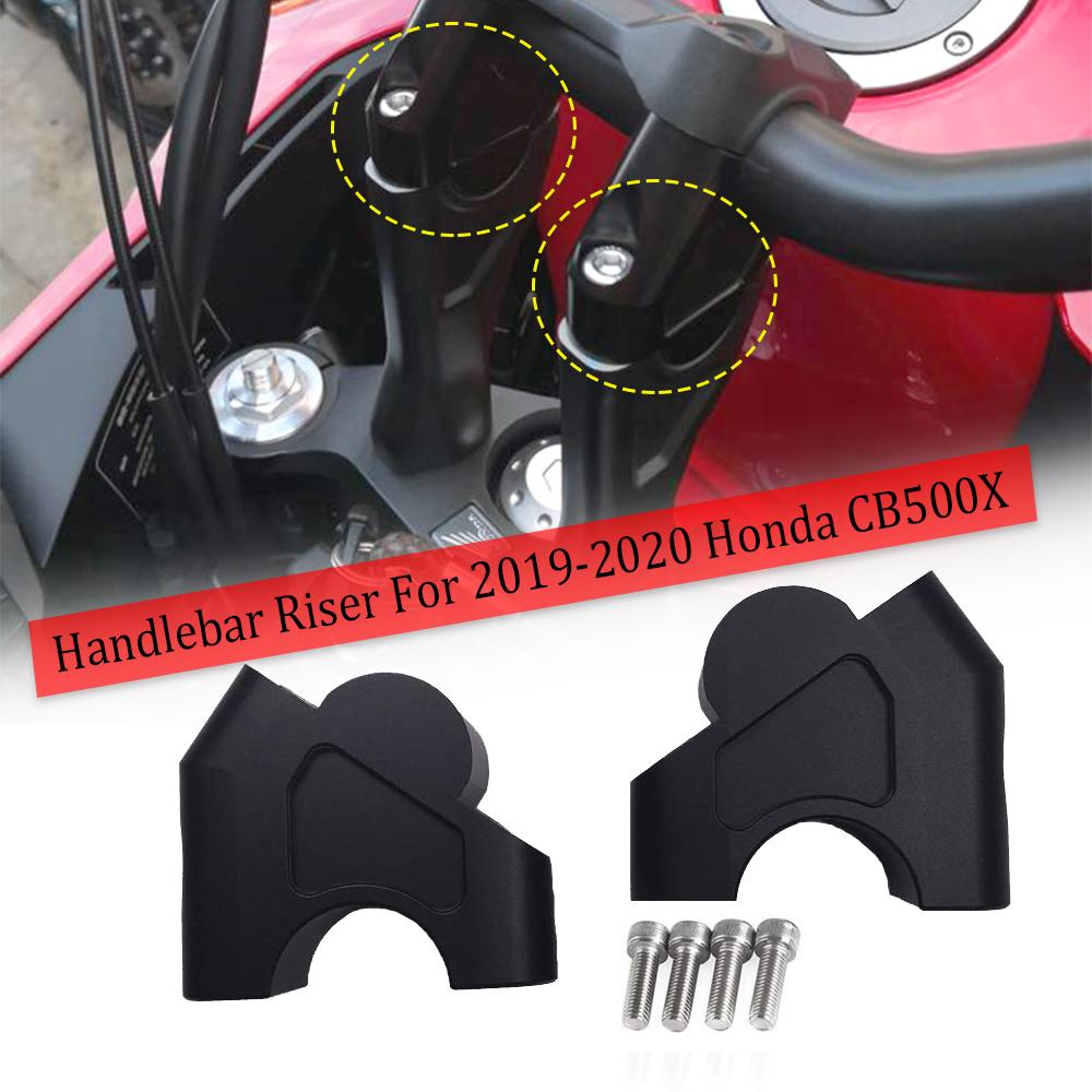 For Honda CB500X CB500F Handlebar Riser Moves Up Extend Adapter 2019 2020 2021 CB 500X 500F Handle Bar Raiser Clamp Height Back