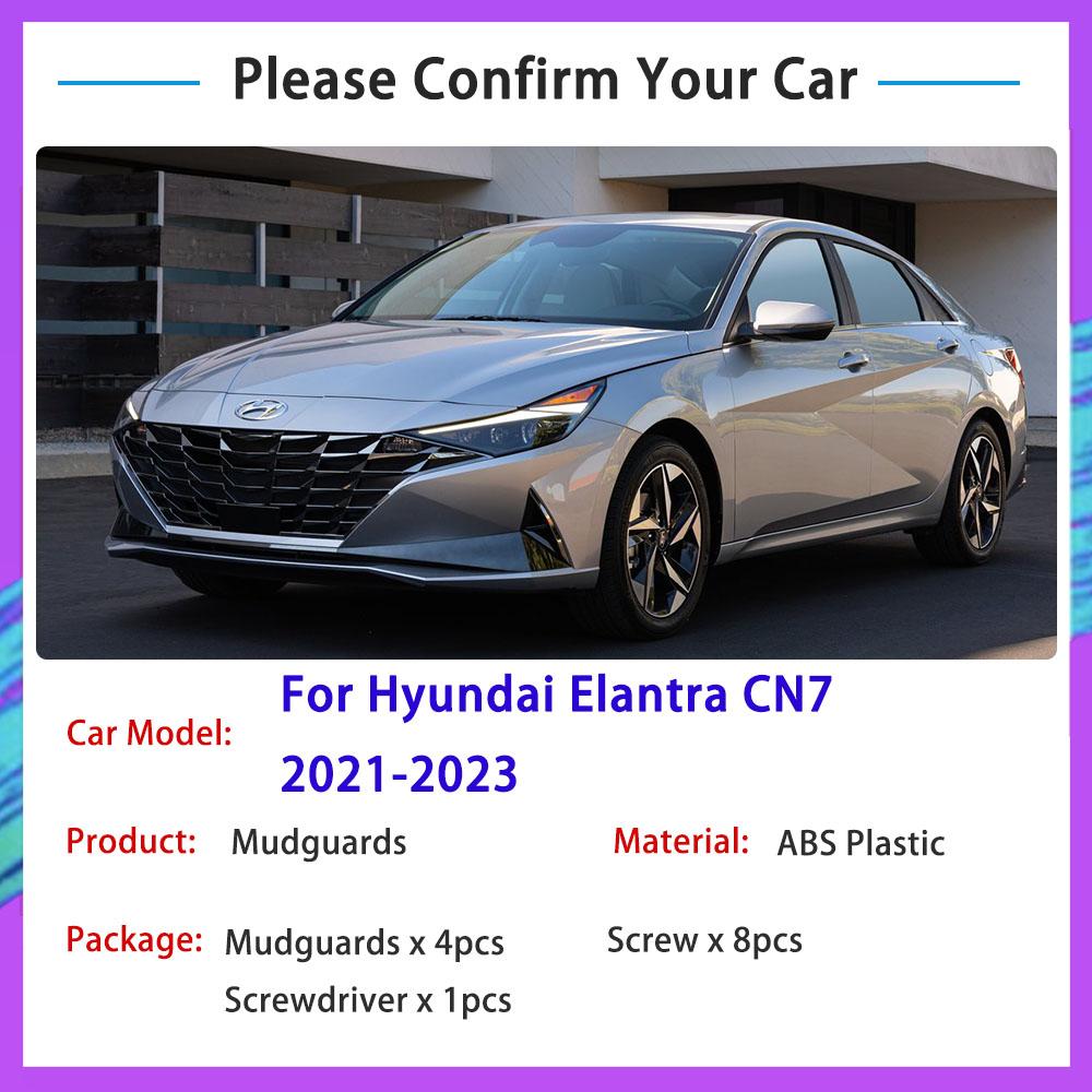 Брызговик для Hyundai Elantra CN7 2022 2023 Avante i30 Sedan, брызговики, брызговики, переднее и заднее колесо автомобиля