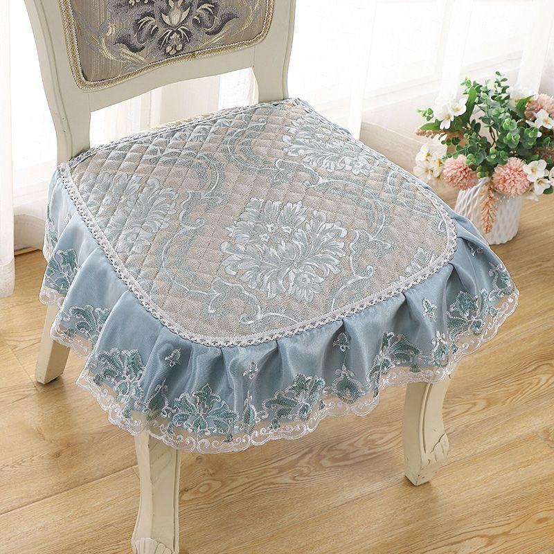 1 шт. Нескользящая подушка на стул для дома и офиса - моющаяся, тканевая подушка на сиденье в современном стиле для обеденных и кухонных стульев