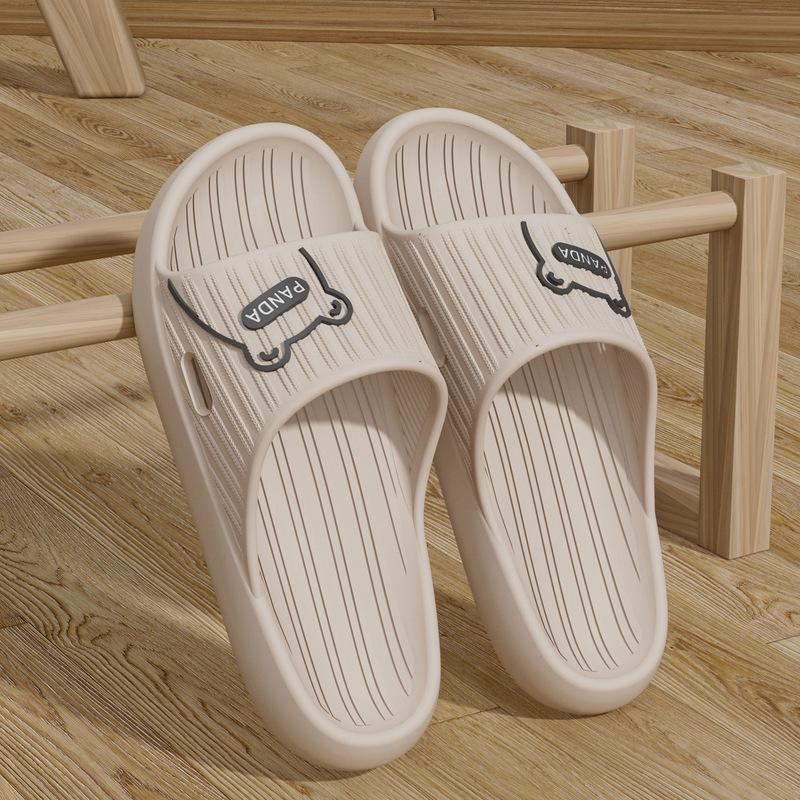 Крутые тапочки женские летние домашние ванные банные нескользящие и непахнущие для ног тапочки на толстой подошве мужские