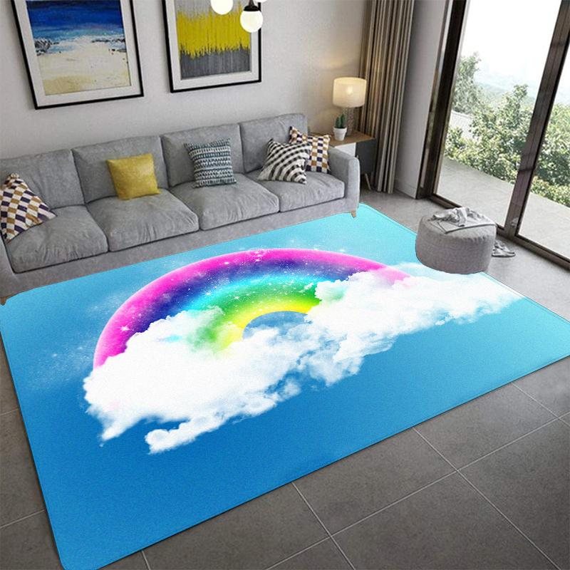 Ковер с принтом C-Clouds Модный коврик для йоги Нескользящий ковер Украшение спальни Уличный ковер Спальня Подарок на день рождения
