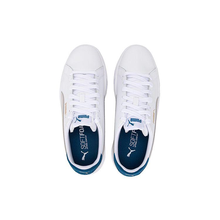 Puma Кроссовки Serve Pro Lite White Sailing Blue Unisex Серо-Фиолетовый Team-Gold 374902-15