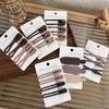 3/4pcs Set Coffee Hair Clips Girls Seamless Barrettes Hairpins BB Clips Korean Fashion Women Hair Clips Headwear Hair Accessories