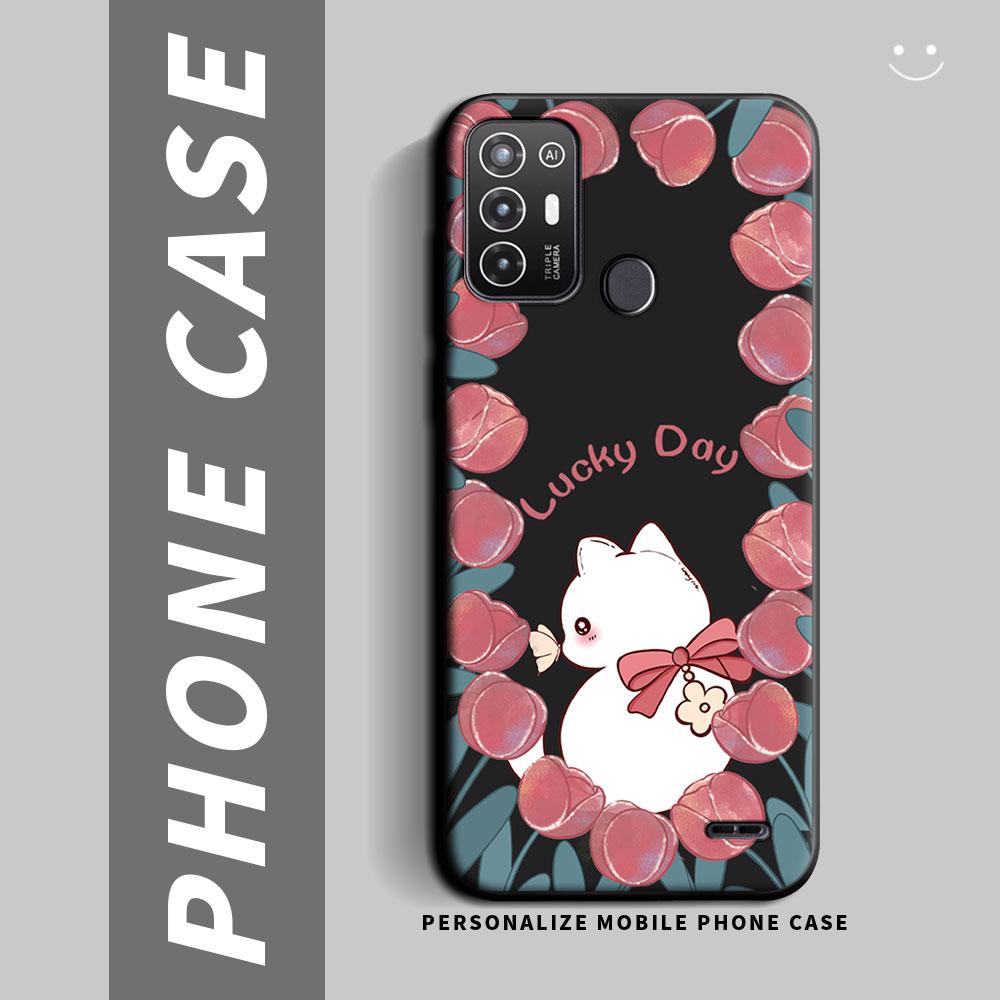 For ZTE Blade A52 / A52Lite Case Cartoon Cute Shockproof Silicone Soft Phone Case For ZTE Blade A53 Pro / A52 Lite Back Cover