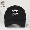 Fashionable Adjustable Darts Pattern Printed Baseball Cap Soft Comfortable Breathable Bent Brim Hat Street Casual Sports Style U