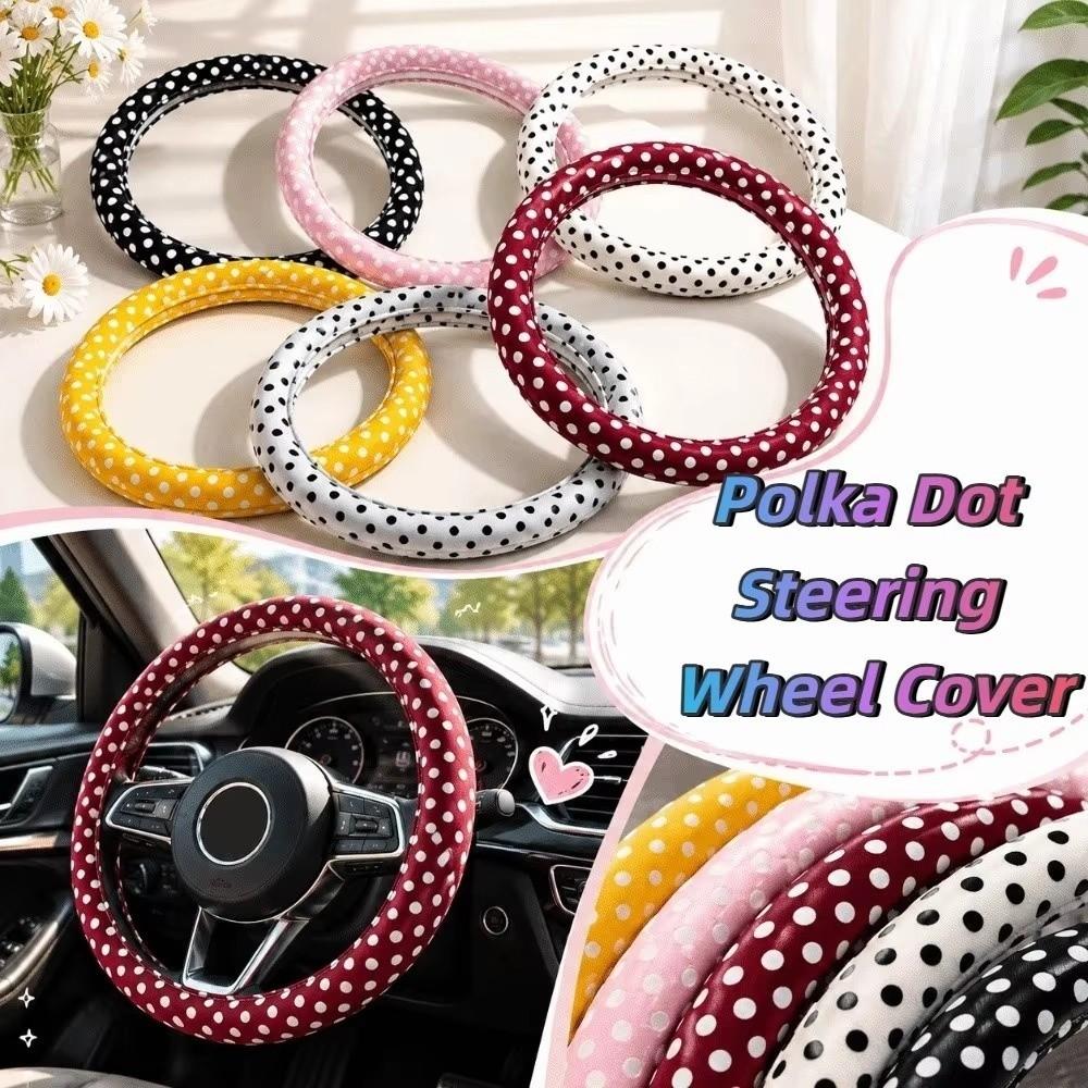 PVC Leather Auto Steering Wheel Decoration Automobile Accessory Car Interior Decoration