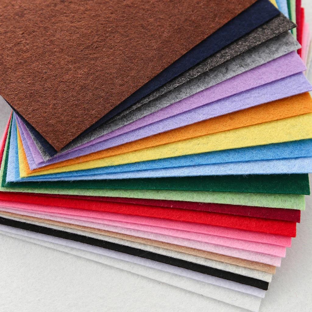 90x45см Мягкий фетр Нетканый фетр Лист Лоскутное шитье DIY Шитье Куклы Ремесла Аксессуары Материал Толщина 1мм TJ10300