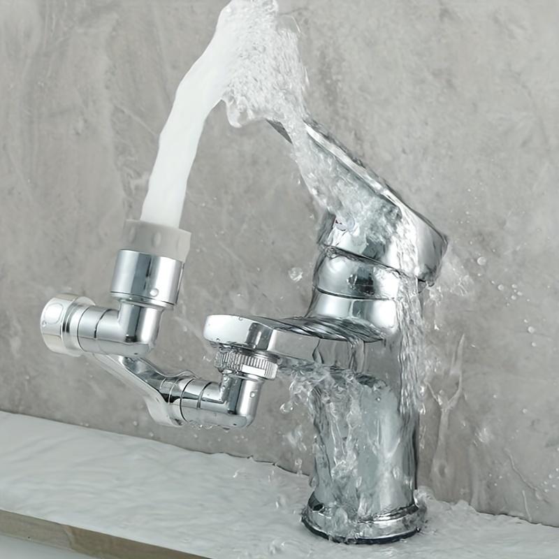 1 шт. полностью металлический удлинитель для крана с поворотом на 1080°, универсальный аэратор-баблер, фильтр против брызг, экономящий воду, насадка-распылитель для крана