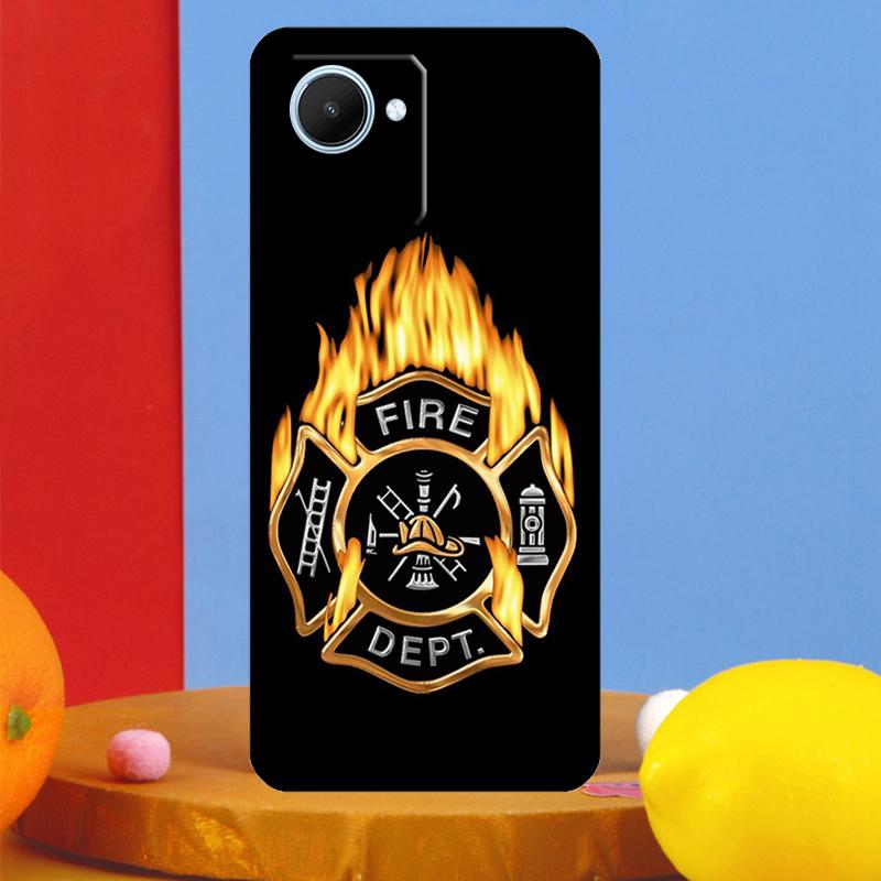 Firefighter Heroes Fireman For Realme GT7 Pro GT6 10 11 12 13 14 15 Pro Plus C55 C67 C63 C61 C53 C35 C65 C75 C71 Case