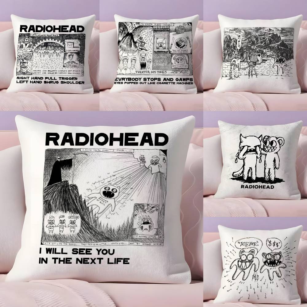 Наволочка Radiohead Ультрамягкая, приятная для кожи ткань, облачная мягкость и скрытая молния