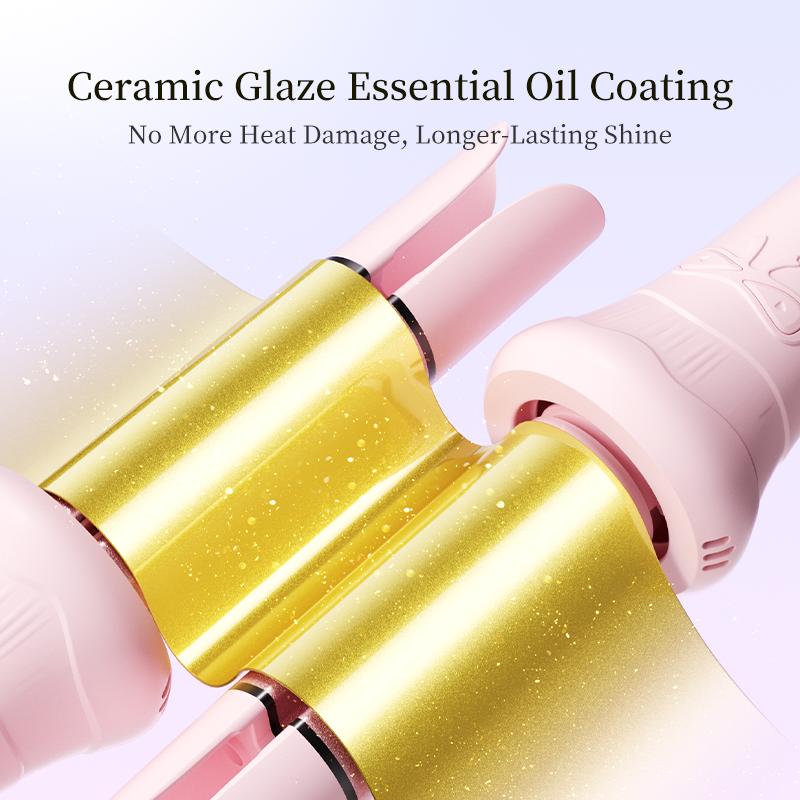 32Mm Auto Curling Wand Negative Ion Ceramic Barrel 4 Temp Settings For Long Lasting Curls Hair Styling Tool