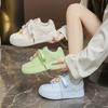 Sports Versatile Board Shoes  Autumn New Street Trend Breathable Versatile Flat Bottom Wear-resistant Vulcanized Women's