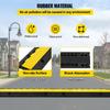 3 Channel Rubber Cable Protector Ramp 1.2 x 1.2 Inch Channel Heavy Duty Cable Wire Cord Cover Ramp Speed Bump Driveway Hose Cable Ramp Protector