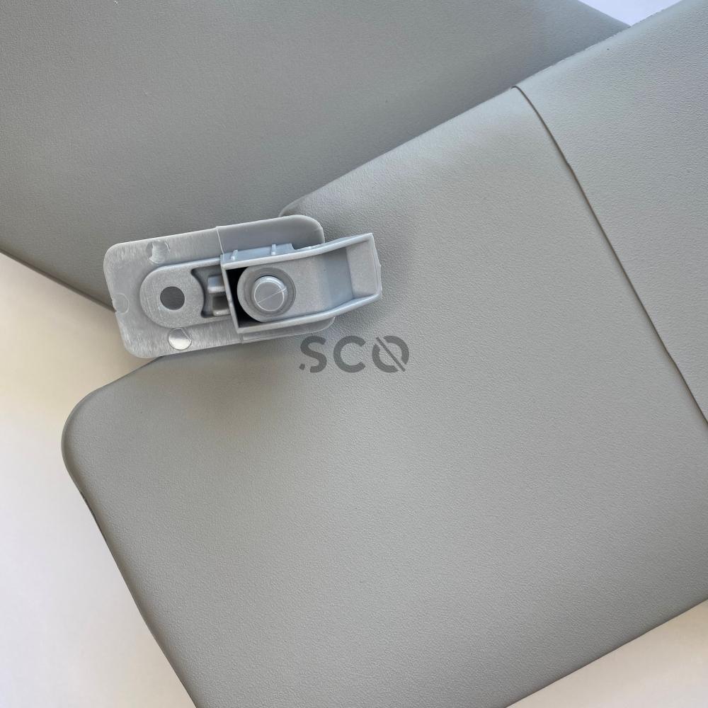 Для Fiat Fiorino, для Fiat Qubo, для Citroen Nemo, для Peugeot Bipper, комплект солнцезащитного козырька слева и справа, 2 шт., серый