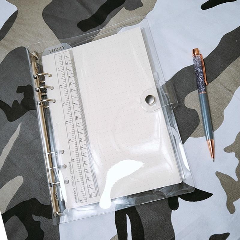 1 шт., лазерный прозрачный органайзер для блокнотов, бумажный планировщик, внутренняя страница, кольцо-переплет, дневник, журнал