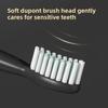 Электрическая зубная щетка для взрослых, портативная зубная щетка с мягкой щетиной, звуковая электрическая зубная щетка с зарядкой