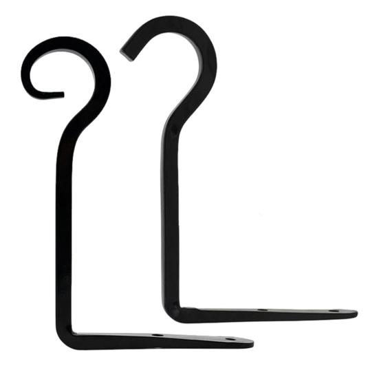 Уличный подвесной кронштейн для растений, вешалка для растений, прочная, несущая, простая в установке, S-образная кормушка для птиц, настенный крючок для цветочной корзины