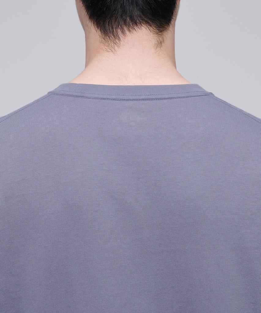 MUSINSA STANDARD Basic Long Sleeve T-Shirt [Purple Gray]