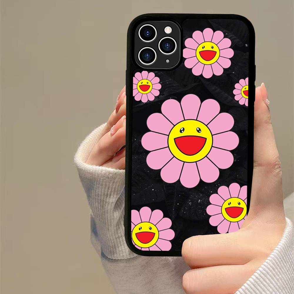 Японские Художники M-murakami T-takash Искусство Красочный PC+TPU Чехол для Телефона Для iPhone 11 12 13 14 15 16 17 Plus Pro Max Чехол