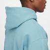 Nike Solid Color Loose Fit Drawstring Hooded Long Sleeve Sweatshirt Men Tops Blue DX1355-464