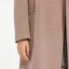JNBY Loose Long Sleeve Wool-Cashmere Blend Coat