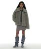 Partimento Women Leather Folding Slouch Tall Boots_Dusty Blue (Type A)