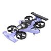 2 in 1 RC Flying Car Aircraft EVA 2.4GHz Remote Control Stunt Aircraft Toy for Birthday Xmas Gift Purple